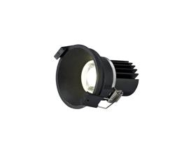 DM201651  Bania 9 Powered by Tridonic  9W 4000K 890lm 36° CRI>90 LED Engine, 250mA Black Fixed Recessed Spotlight, IP20